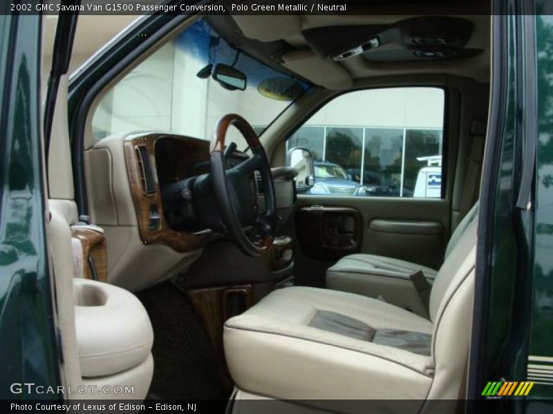 Polo Green Metallic / Neutral 2002 GMC Savana Van G1500 Passenger Conversion