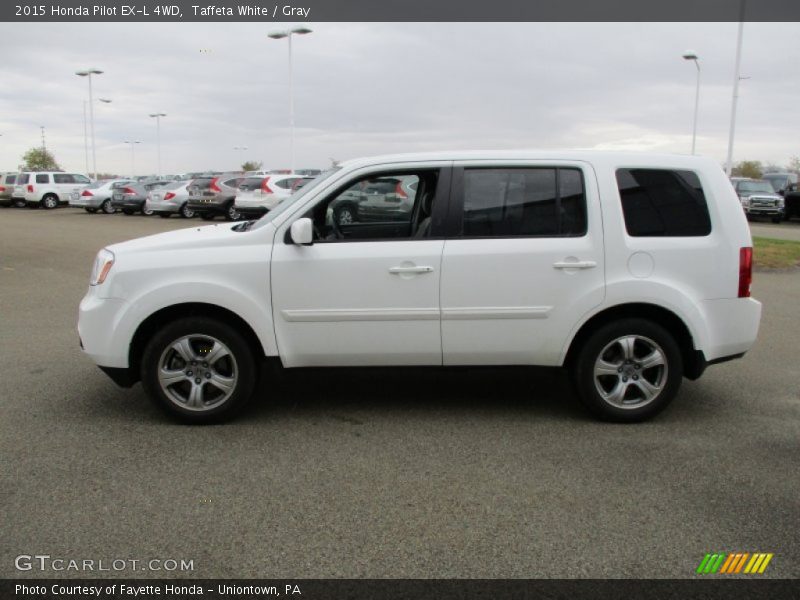 Taffeta White / Gray 2015 Honda Pilot EX-L 4WD