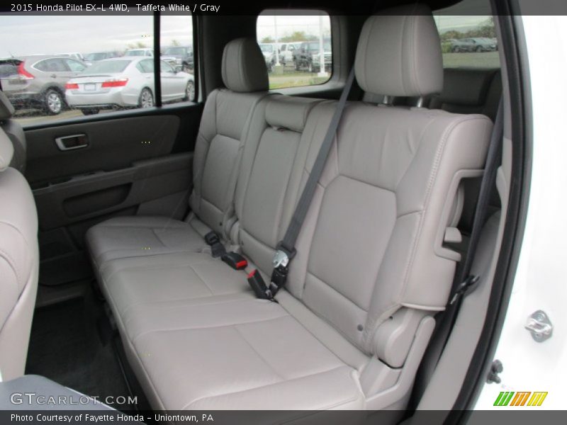 Taffeta White / Gray 2015 Honda Pilot EX-L 4WD