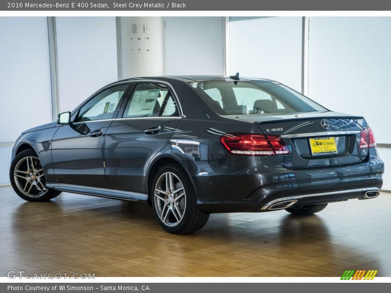 Steel Grey Metallic / Black 2016 Mercedes-Benz E 400 Sedan