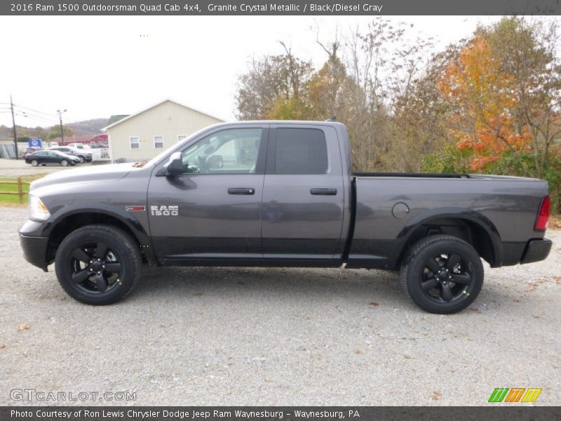  2016 1500 Outdoorsman Quad Cab 4x4 Granite Crystal Metallic