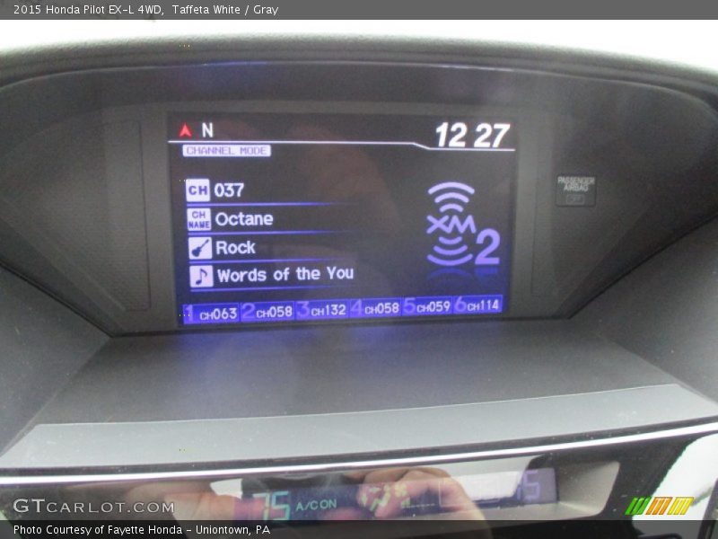 Taffeta White / Gray 2015 Honda Pilot EX-L 4WD