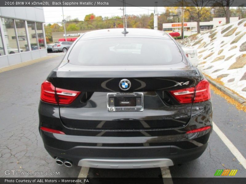 Black Sapphire Metallic / Mocha 2016 BMW X4 xDrive28i