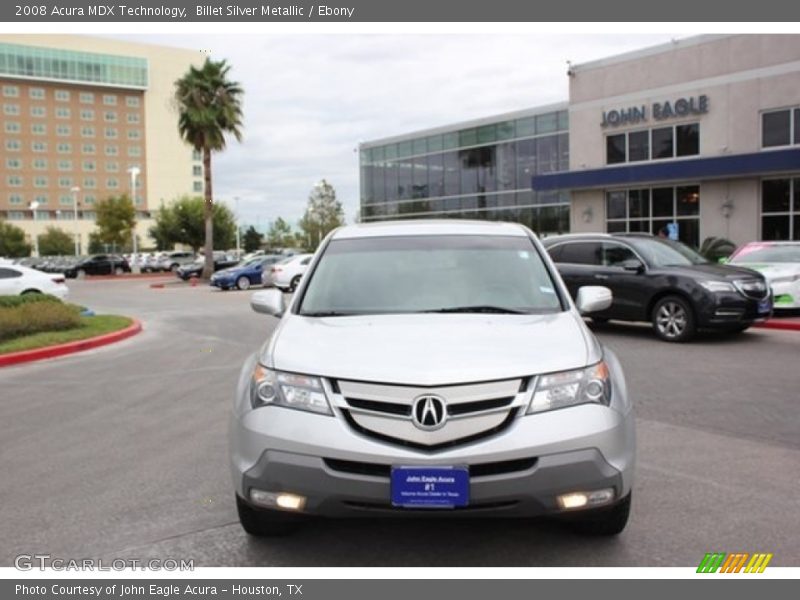 Billet Silver Metallic / Ebony 2008 Acura MDX Technology