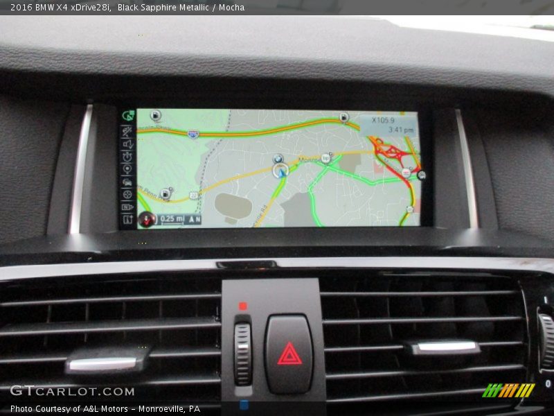 Navigation of 2016 X4 xDrive28i