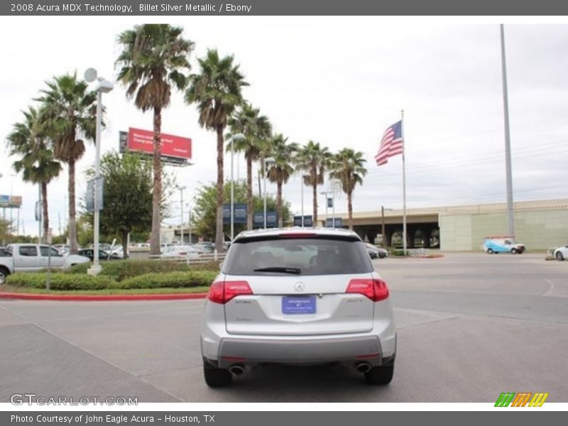 Billet Silver Metallic / Ebony 2008 Acura MDX Technology