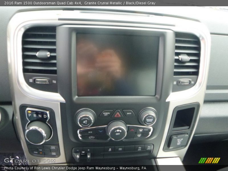 Granite Crystal Metallic / Black/Diesel Gray 2016 Ram 1500 Outdoorsman Quad Cab 4x4