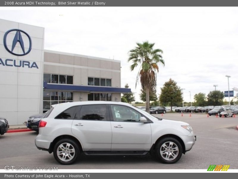 Billet Silver Metallic / Ebony 2008 Acura MDX Technology