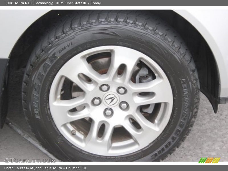 Billet Silver Metallic / Ebony 2008 Acura MDX Technology
