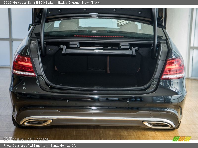 Black / Chestnut Brown/Black 2016 Mercedes-Benz E 350 Sedan