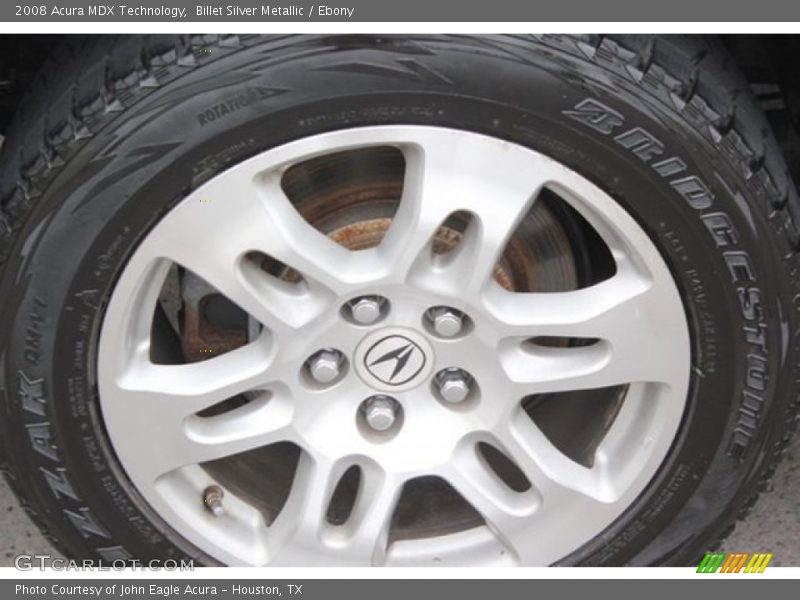 Billet Silver Metallic / Ebony 2008 Acura MDX Technology