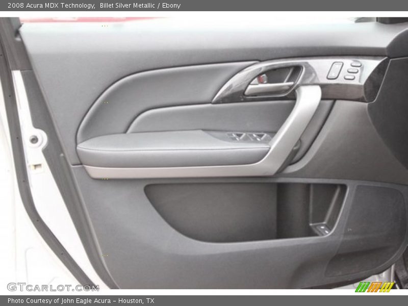 Billet Silver Metallic / Ebony 2008 Acura MDX Technology