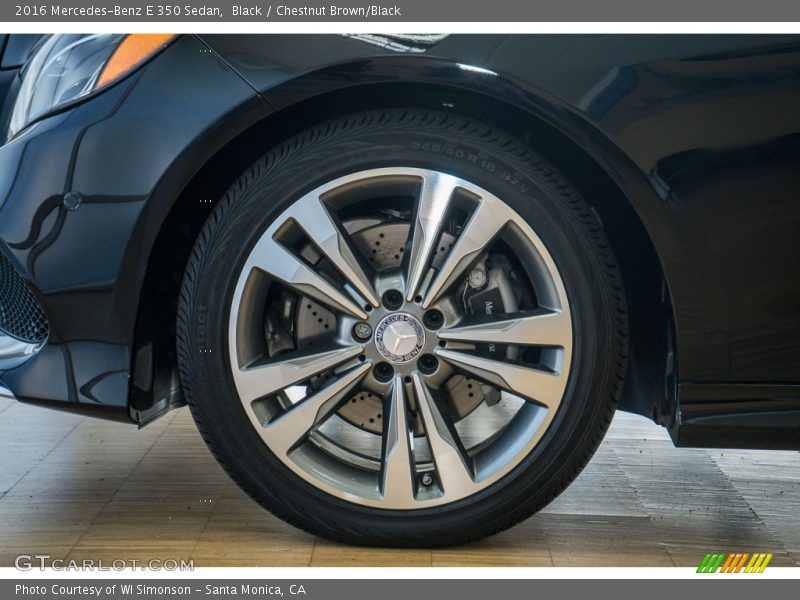 Black / Chestnut Brown/Black 2016 Mercedes-Benz E 350 Sedan