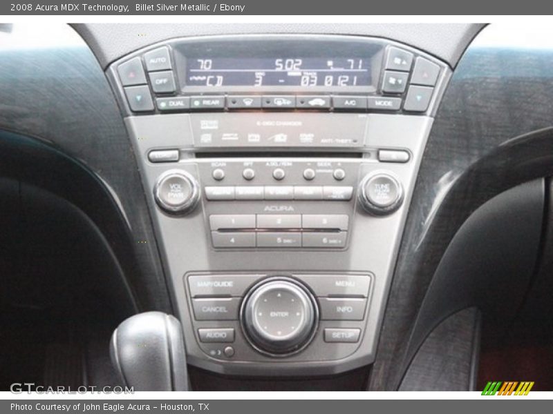 Billet Silver Metallic / Ebony 2008 Acura MDX Technology
