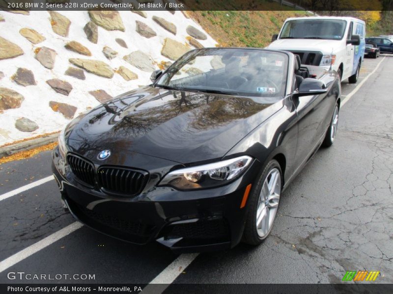 Jet Black / Black 2016 BMW 2 Series 228i xDrive Convertible