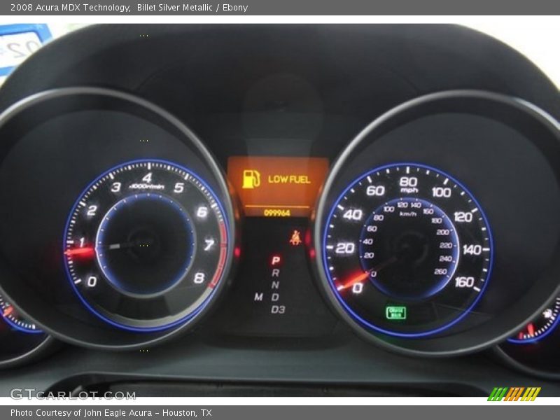 Billet Silver Metallic / Ebony 2008 Acura MDX Technology