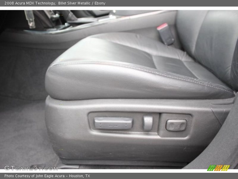 Billet Silver Metallic / Ebony 2008 Acura MDX Technology