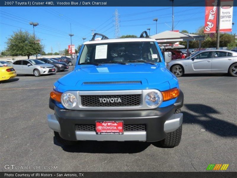 Voodoo Blue / Dark Charcoal 2007 Toyota FJ Cruiser 4WD