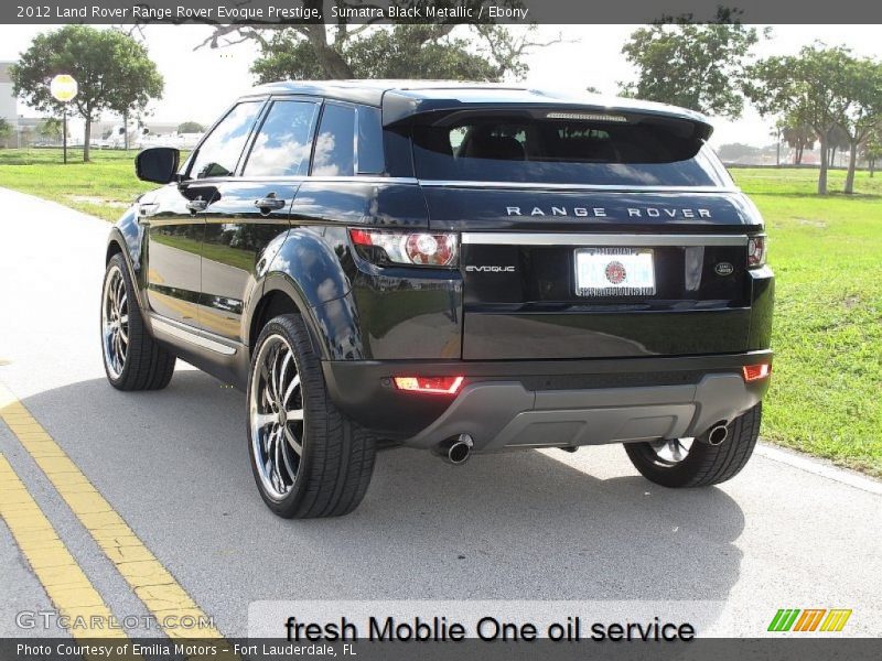 Sumatra Black Metallic / Ebony 2012 Land Rover Range Rover Evoque Prestige