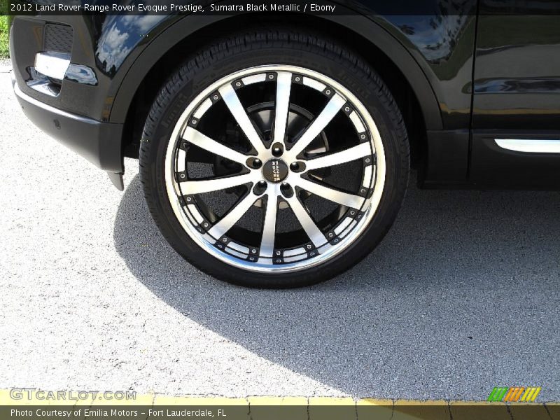 Sumatra Black Metallic / Ebony 2012 Land Rover Range Rover Evoque Prestige