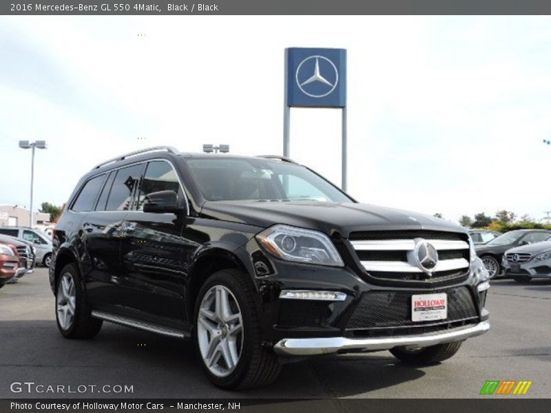 Black / Black 2016 Mercedes-Benz GL 550 4Matic