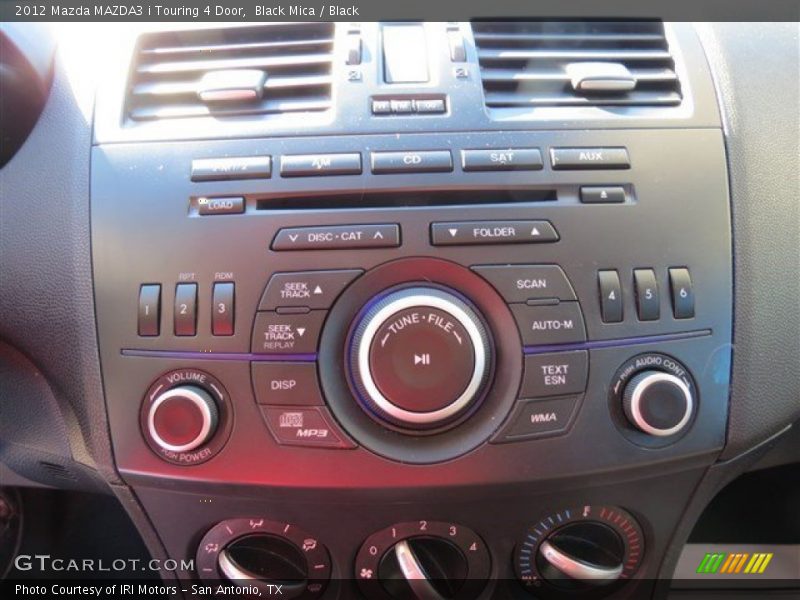 Black Mica / Black 2012 Mazda MAZDA3 i Touring 4 Door