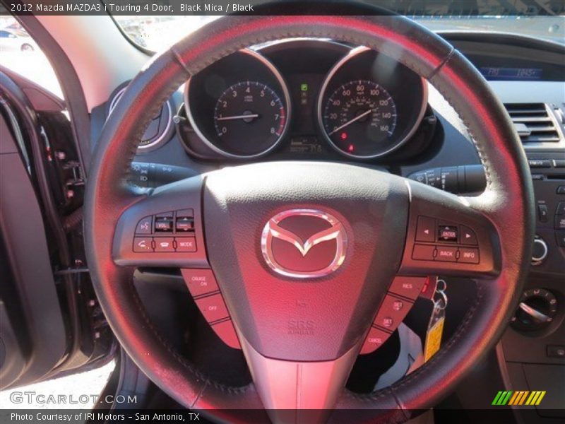 Black Mica / Black 2012 Mazda MAZDA3 i Touring 4 Door