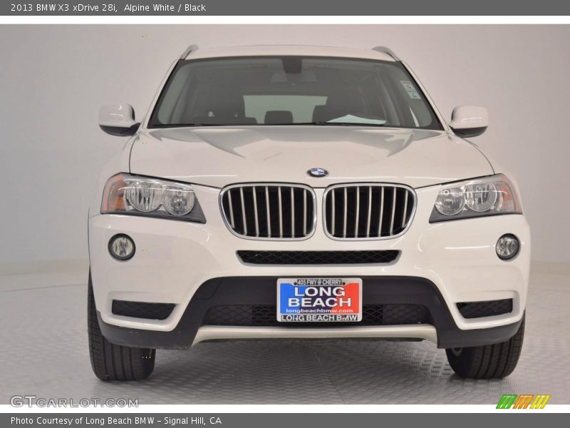 Alpine White / Black 2013 BMW X3 xDrive 28i