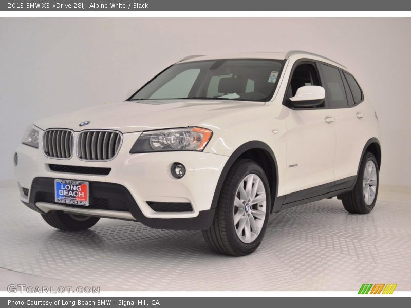 Alpine White / Black 2013 BMW X3 xDrive 28i