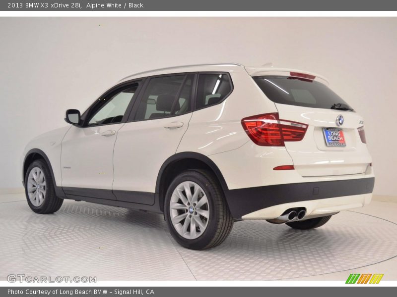 Alpine White / Black 2013 BMW X3 xDrive 28i