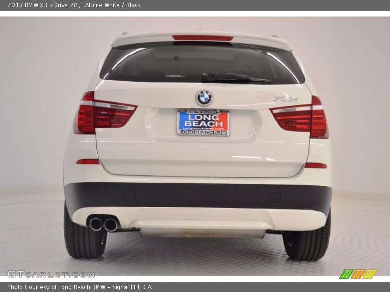 Alpine White / Black 2013 BMW X3 xDrive 28i