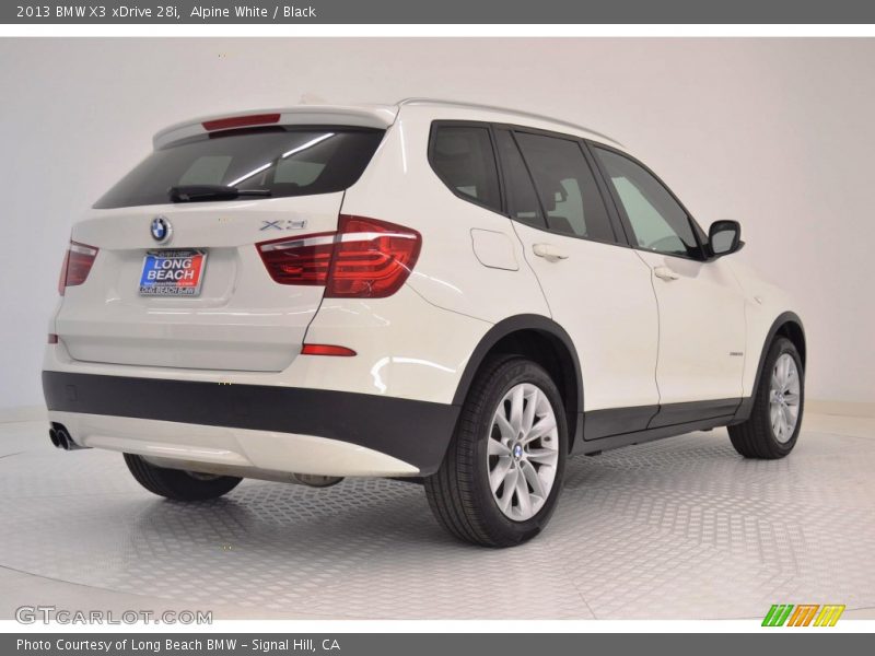 Alpine White / Black 2013 BMW X3 xDrive 28i