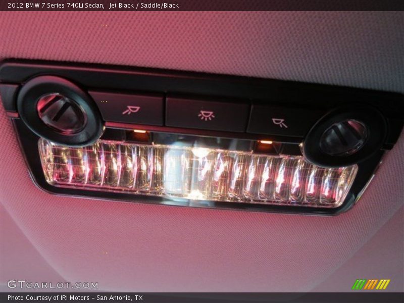 Jet Black / Saddle/Black 2012 BMW 7 Series 740Li Sedan