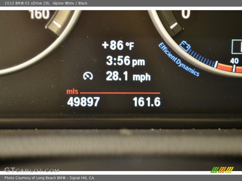 Alpine White / Black 2013 BMW X3 xDrive 28i