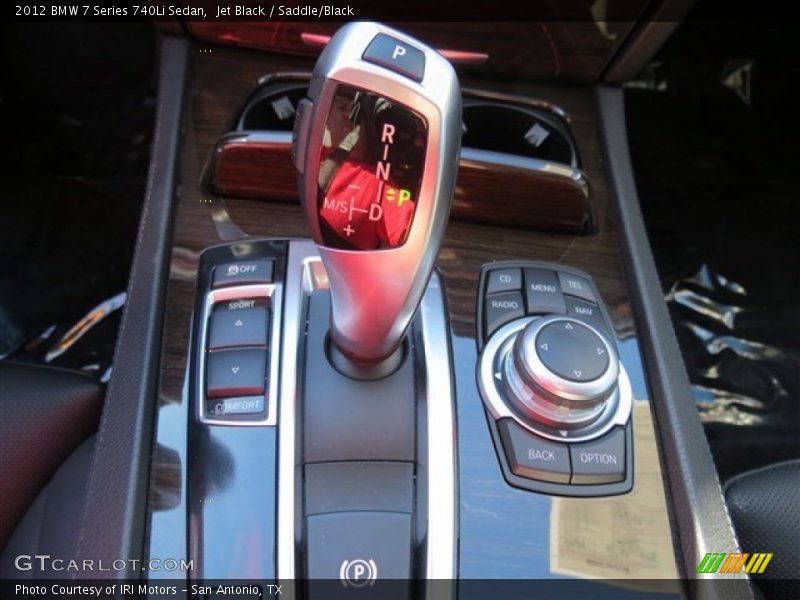 Jet Black / Saddle/Black 2012 BMW 7 Series 740Li Sedan