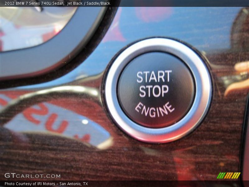 Jet Black / Saddle/Black 2012 BMW 7 Series 740Li Sedan