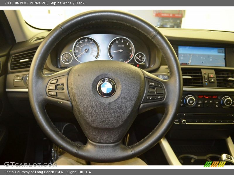 Alpine White / Black 2013 BMW X3 xDrive 28i