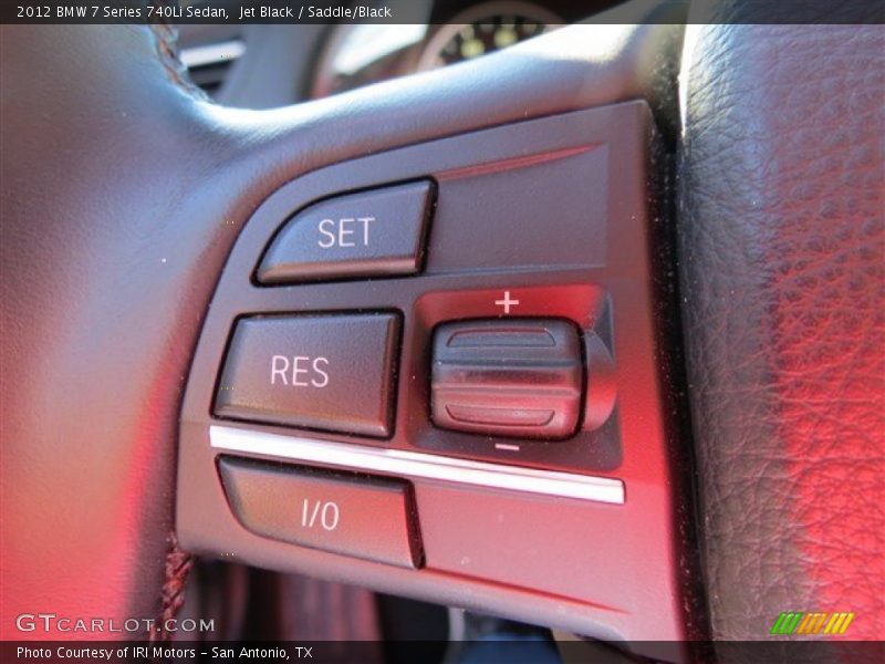 Jet Black / Saddle/Black 2012 BMW 7 Series 740Li Sedan