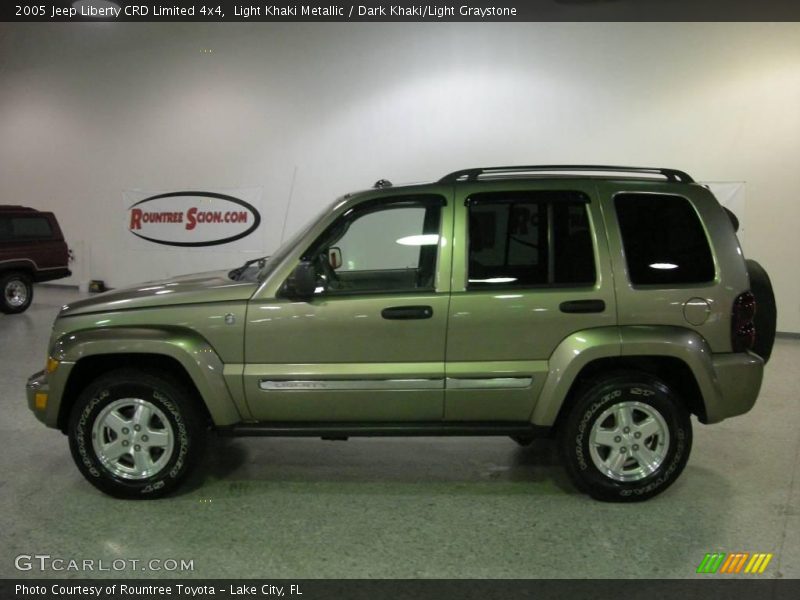 Light Khaki Metallic / Dark Khaki/Light Graystone 2005 Jeep Liberty CRD Limited 4x4