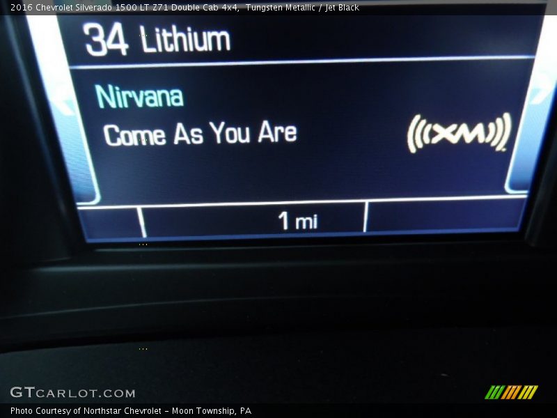 Tungsten Metallic / Jet Black 2016 Chevrolet Silverado 1500 LT Z71 Double Cab 4x4