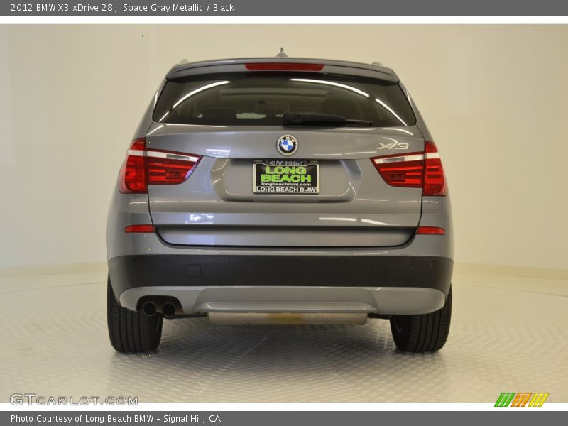 Space Gray Metallic / Black 2012 BMW X3 xDrive 28i