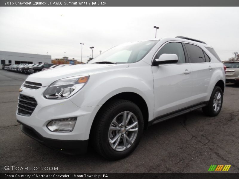 Summit White / Jet Black 2016 Chevrolet Equinox LT AWD