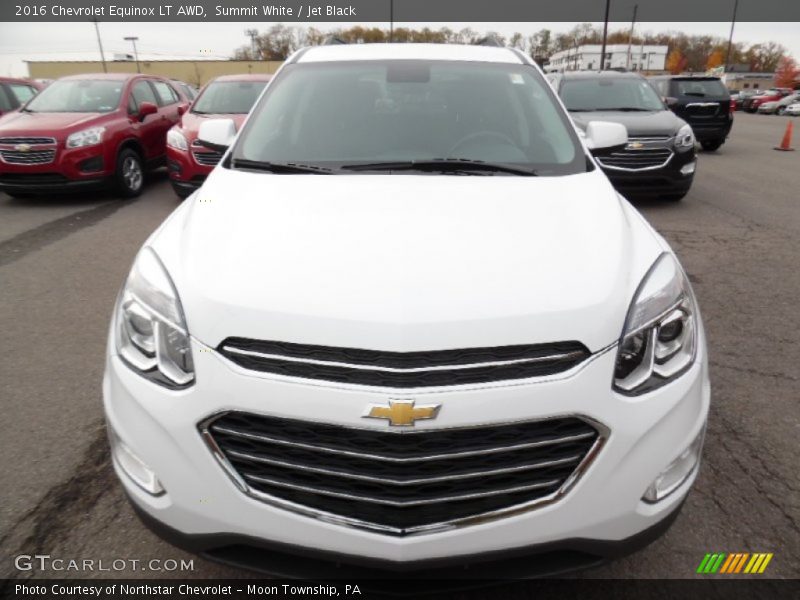 Summit White / Jet Black 2016 Chevrolet Equinox LT AWD