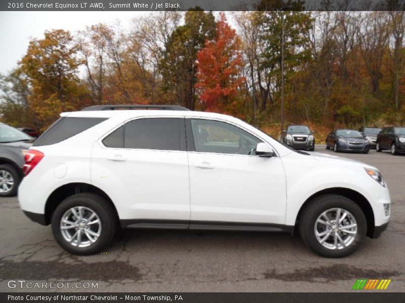 Summit White / Jet Black 2016 Chevrolet Equinox LT AWD