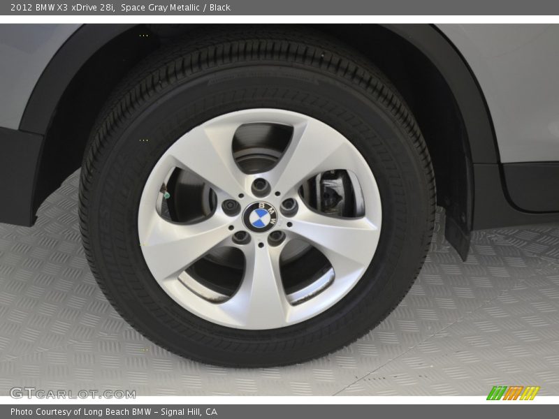 Space Gray Metallic / Black 2012 BMW X3 xDrive 28i