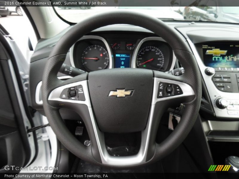 Summit White / Jet Black 2016 Chevrolet Equinox LT AWD