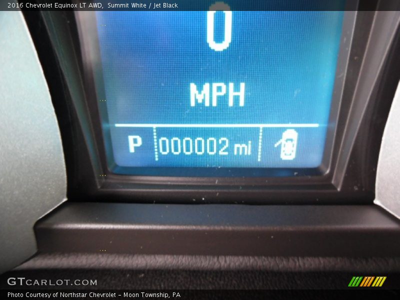 Summit White / Jet Black 2016 Chevrolet Equinox LT AWD