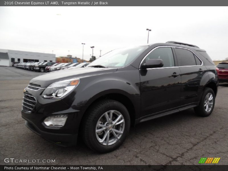 Tungsten Metallic / Jet Black 2016 Chevrolet Equinox LT AWD