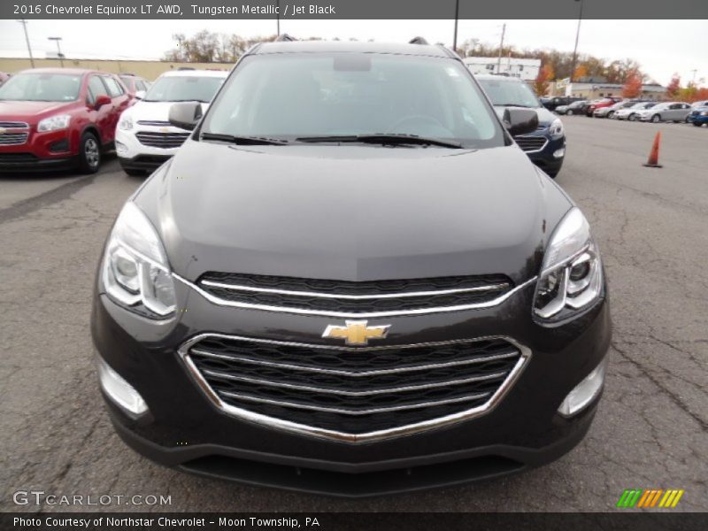 Tungsten Metallic / Jet Black 2016 Chevrolet Equinox LT AWD