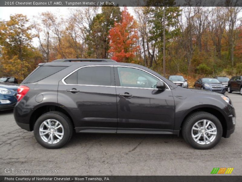 Tungsten Metallic / Jet Black 2016 Chevrolet Equinox LT AWD